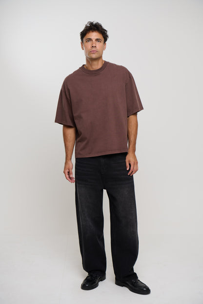 Emmett Box Tee Chocolate