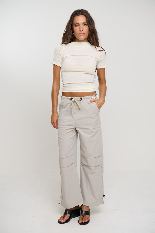 Lora Pant Light Grey
