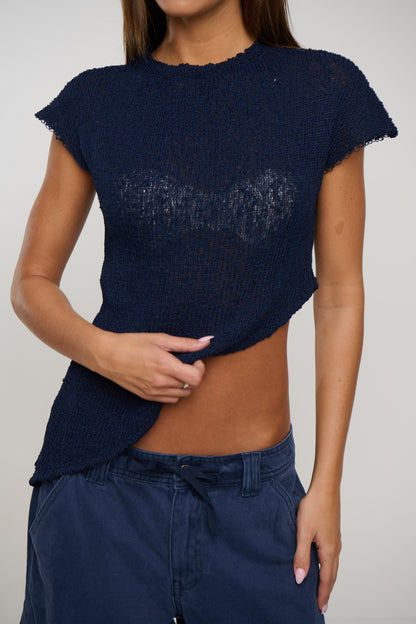 Cassie Top Navy
