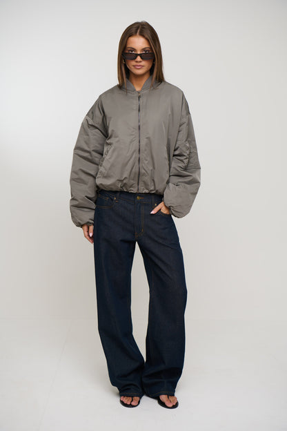 Dua Bomber Jacket Grey