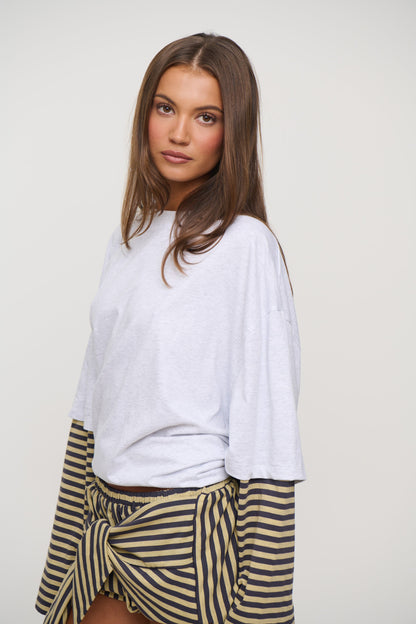 Bottega Shirt Beige Stripe