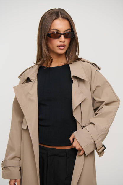 Darci Trench Mocha