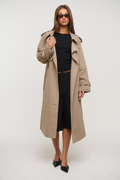Darci Trench Mocha