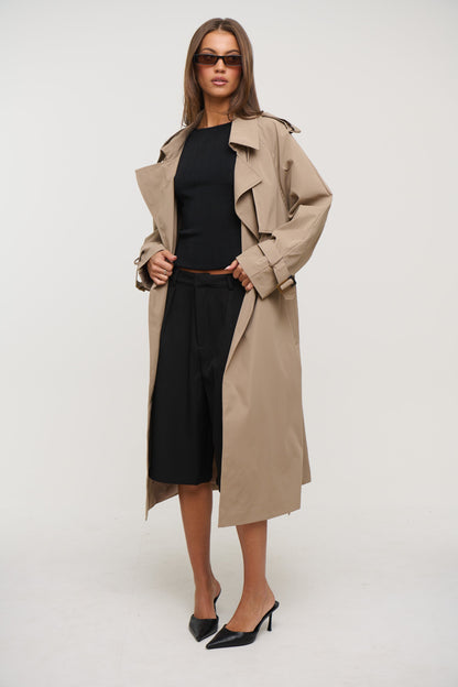 Darci Trench Mocha