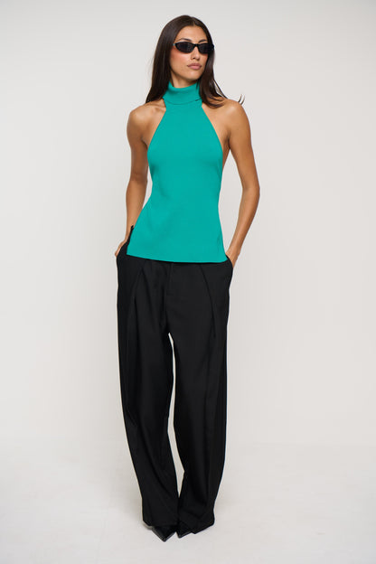 Alba Knit Top Teal