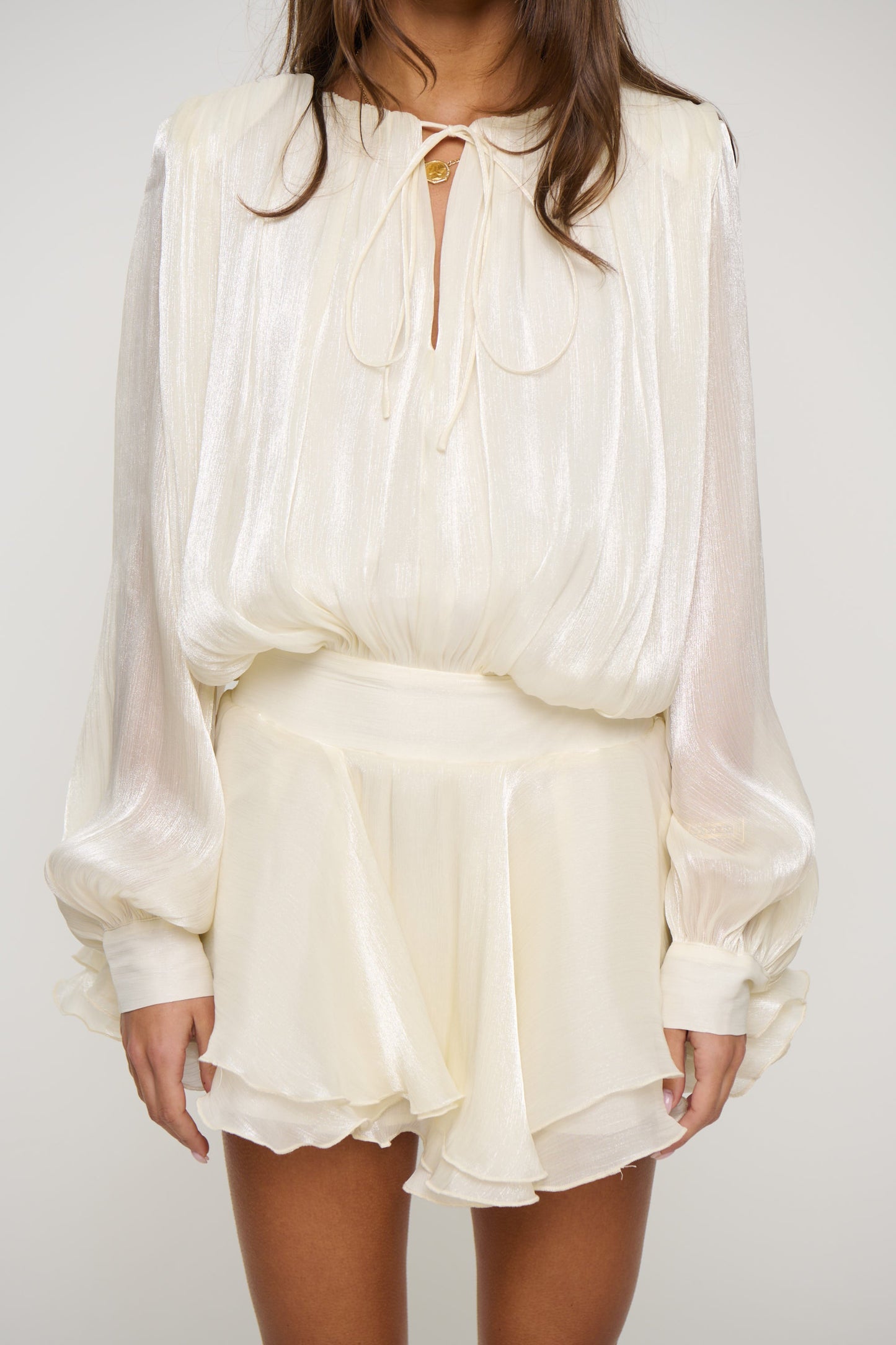 Bronte Mini Dress Cream