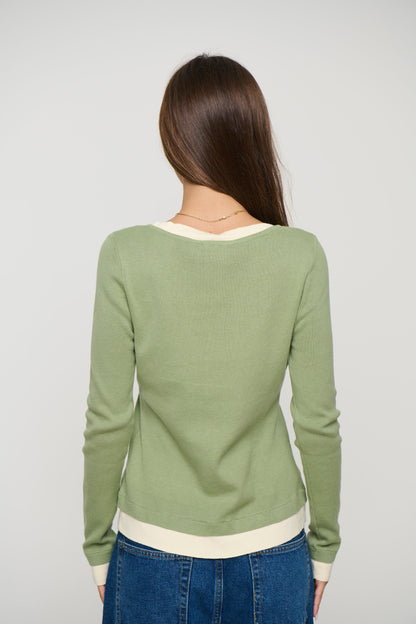 Jolie Long Sleeve Matcha