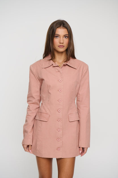 Cheri Mini Dress Rose