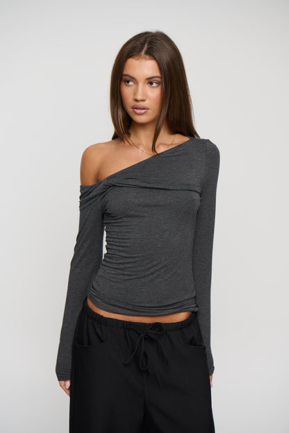 Georgia Long Sleeve Dark Grey