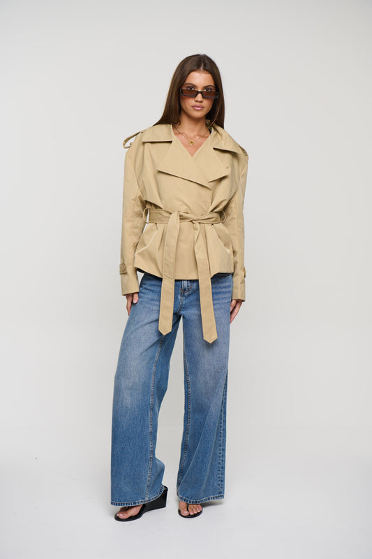 Aston Trench Beige