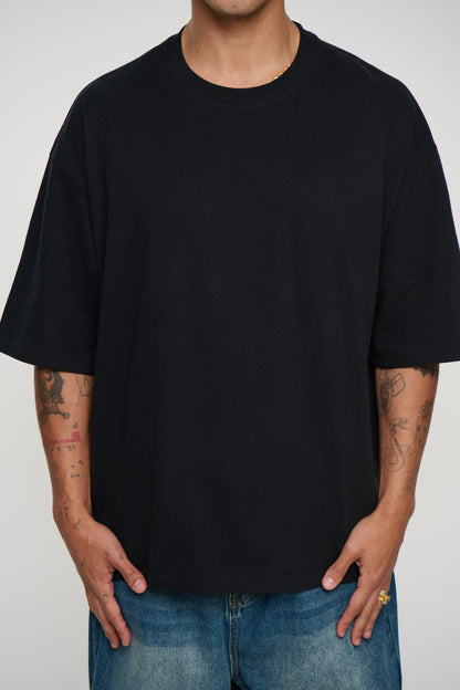 230G Cotton Premium Tee Black
