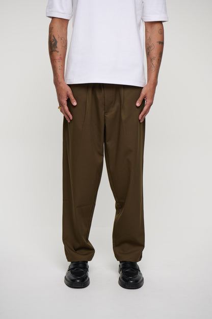 Luke Flow Pant Choc