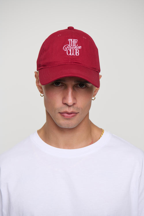 College Cap Bronze Club Carmine