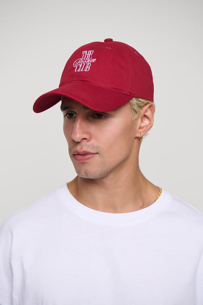 College Cap Bronze Club Carmine