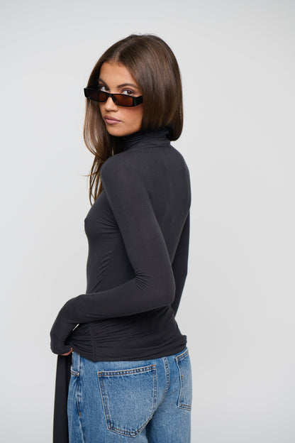 Isley Top Charcoal
