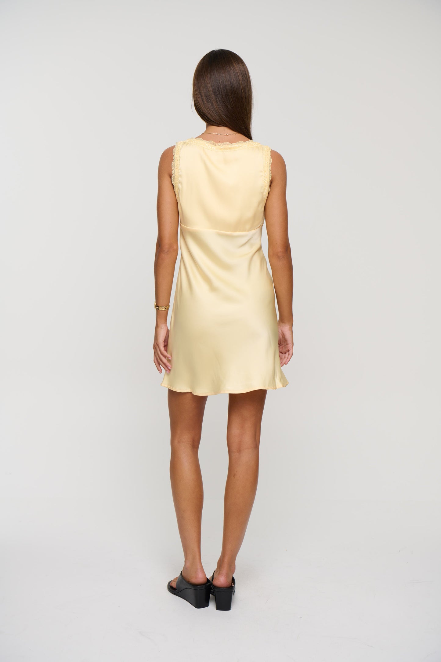 Luisa Mini Dress Lemon