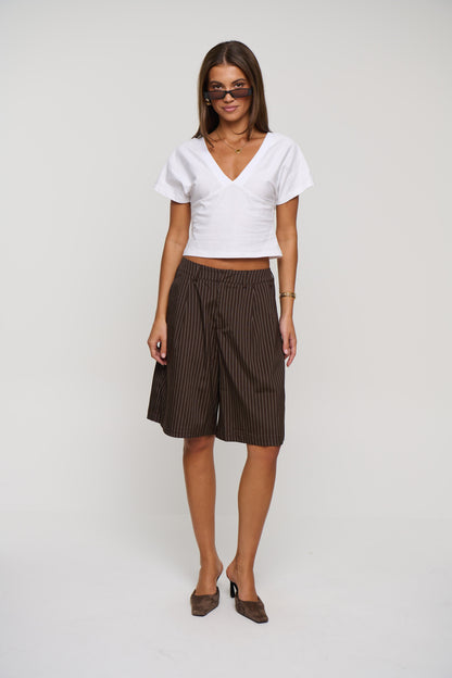 Aliya Long Short Brown