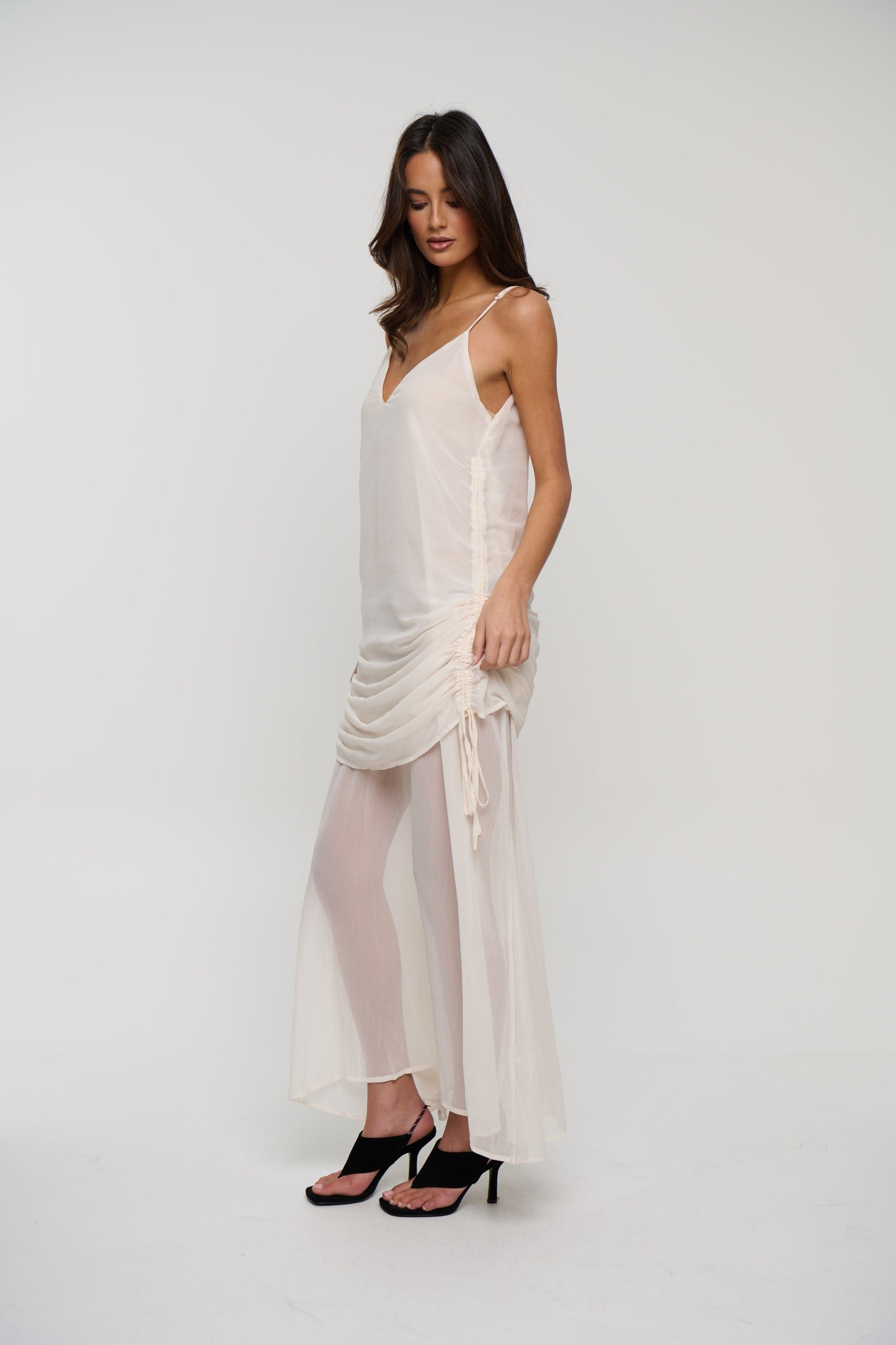 Evelia Maxi Dress Cream