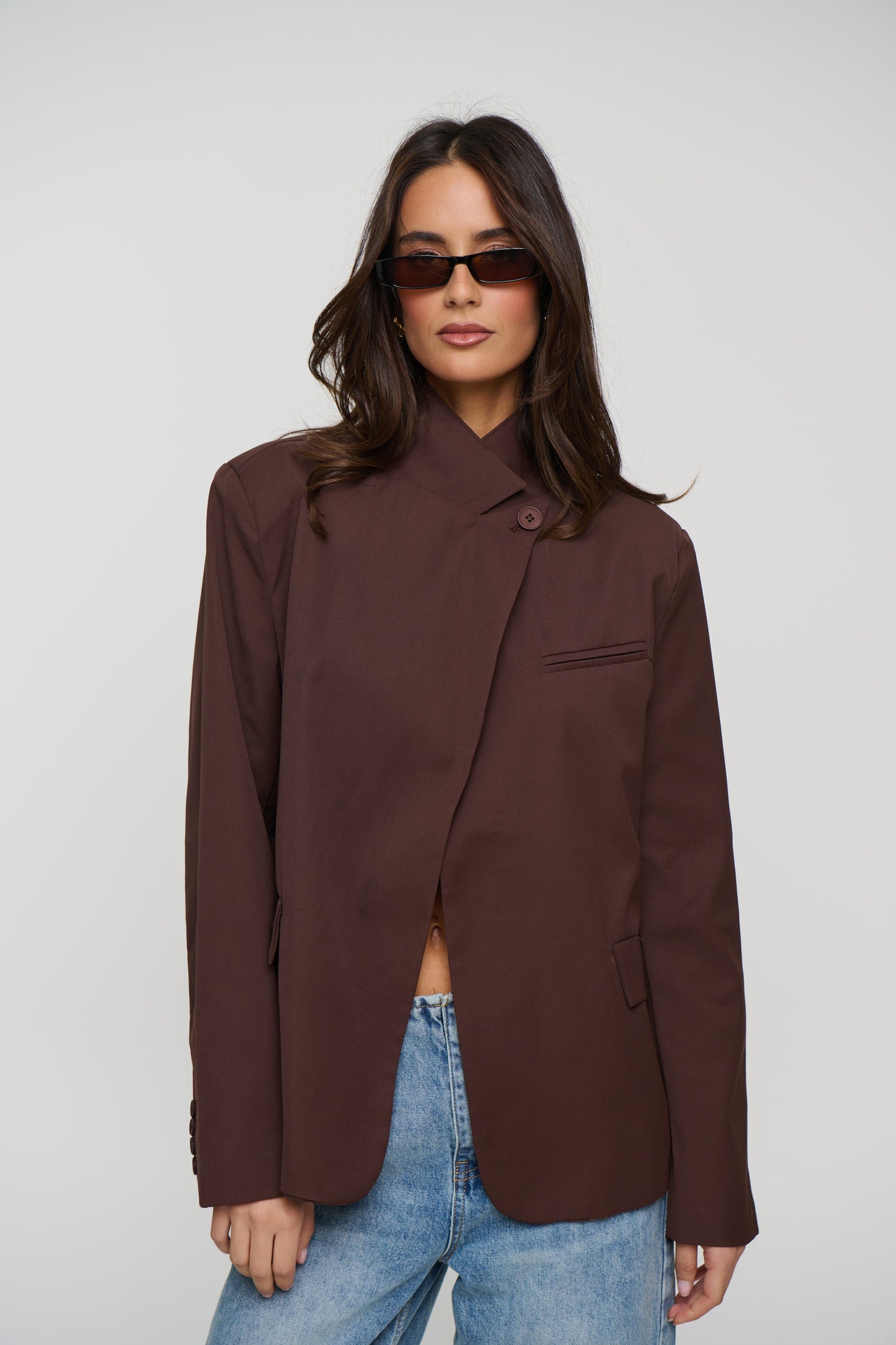 Florencia Blazer Chocolate