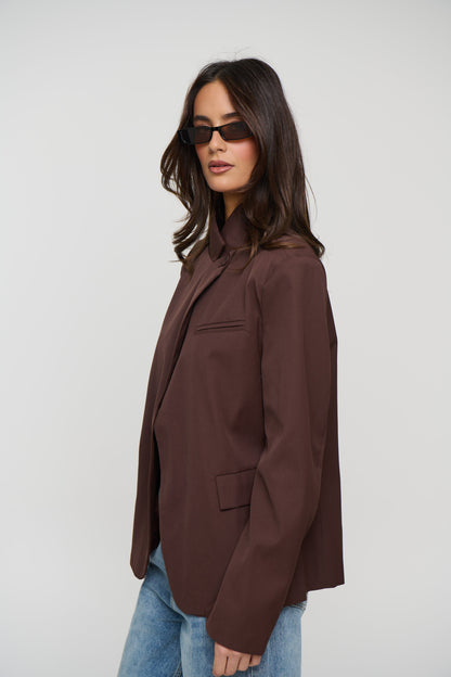 Florencia Blazer Chocolate