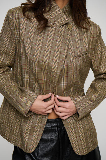 Florencia Blazer Wheat