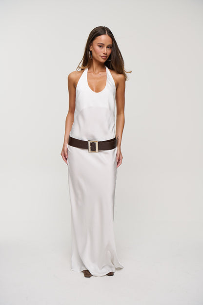 Bare Maxi Dress Porcelain