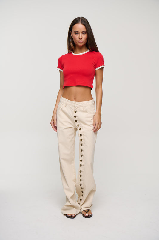 Laguna Tee Crimson