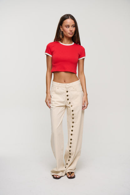 Laguna Tee Crimson