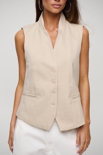 Angeline Vest Sand