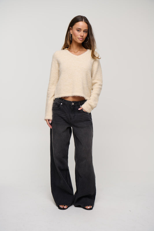 Emilia Jean Washed Black