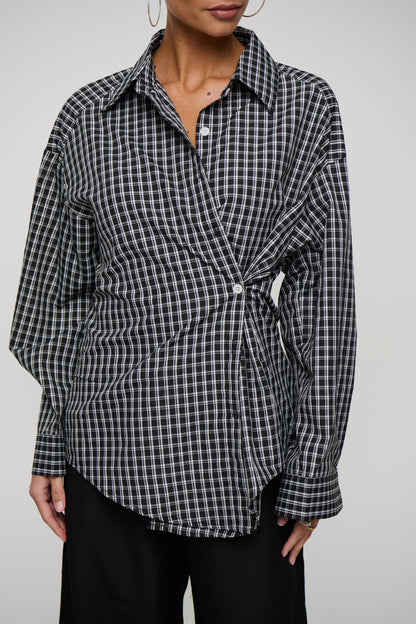 Cooper Shirt Black/White