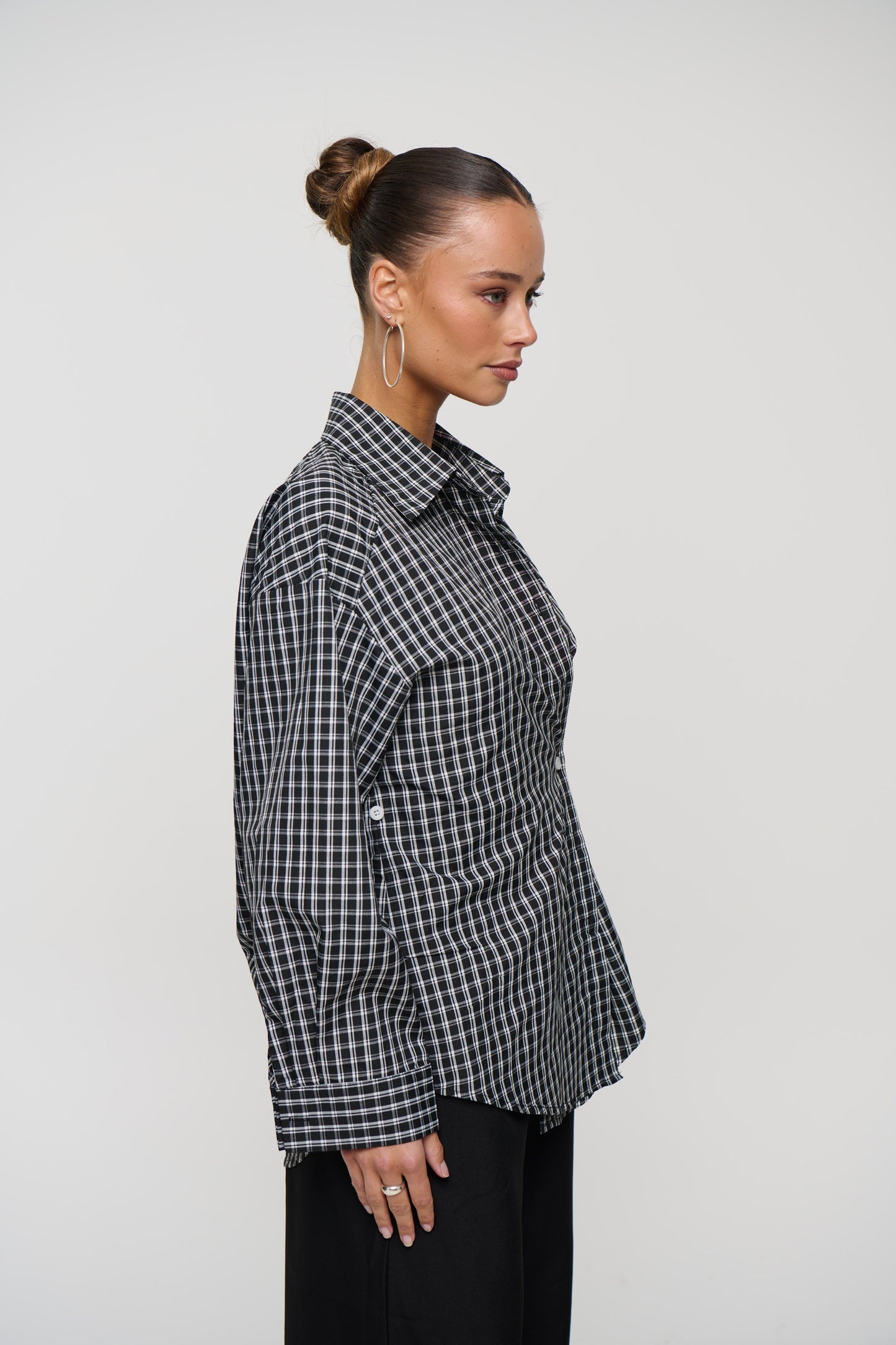 Cooper Shirt Black/White