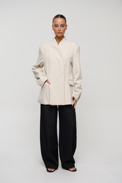 Lenia Blazer Stone