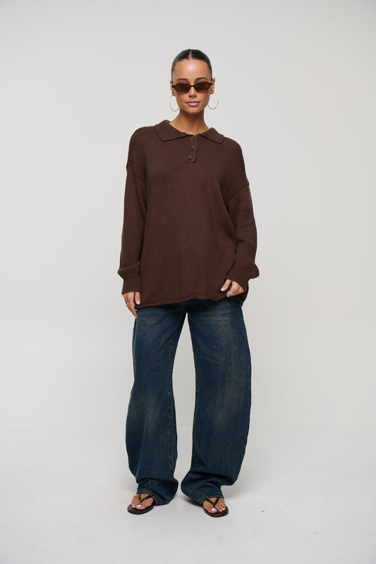 Clementine Knit Chocolate
