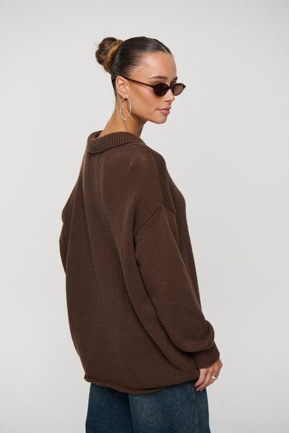 Clementine Knit Chocolate