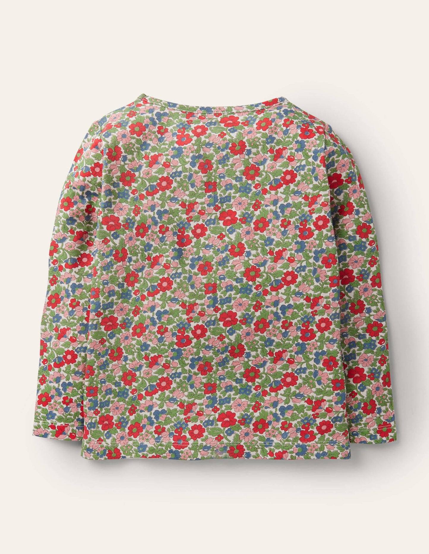 3D Flutter T-shirt-Multi Vintage Bloom Bunnies