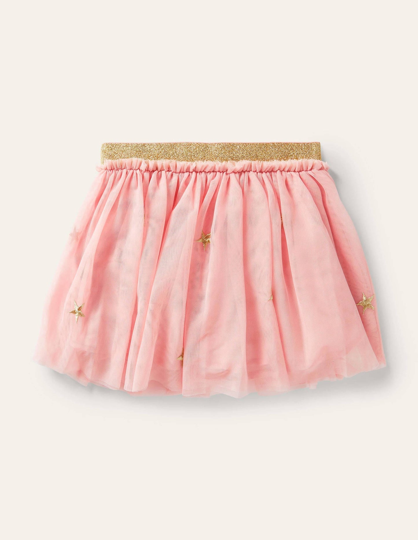 Appliqué Tulle Skirt-Boto Pink Holly