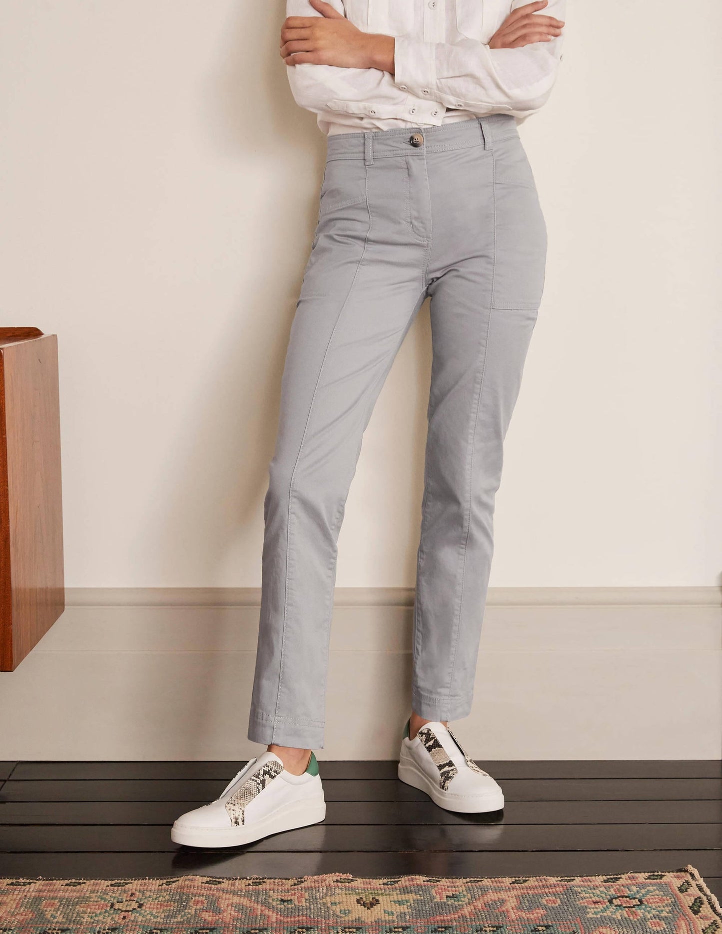 Abingdon Pants-Grey Squirrel