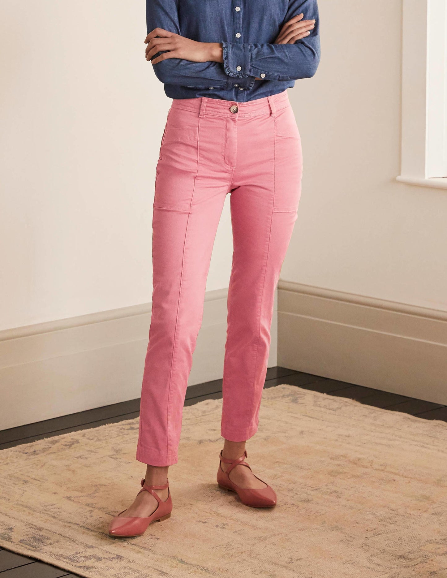 Abingdon Pants-Dusty Red