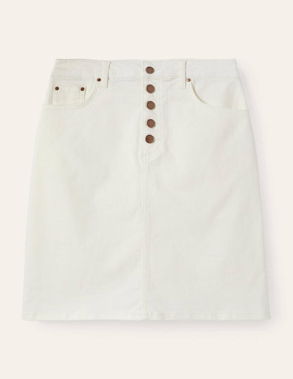 Amelie Girlfriend Skirt-Ecru