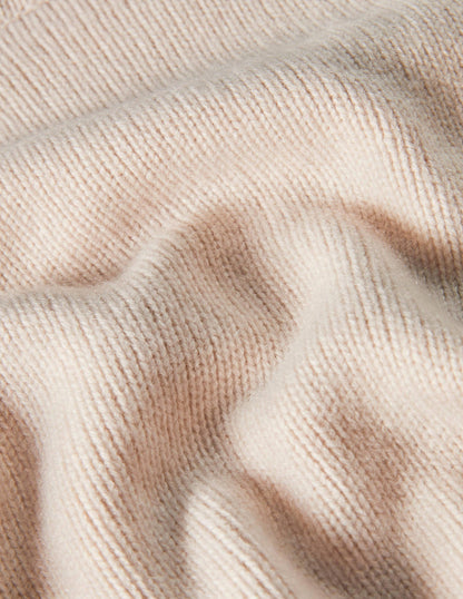 Anna Cashmere Sweater-Warm Ivory