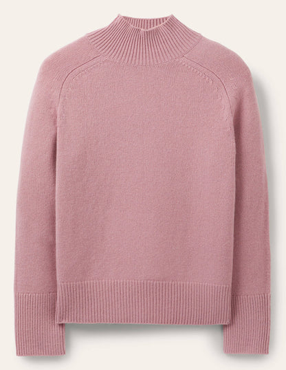 Anna Cashmere Sweater-Violet Purple