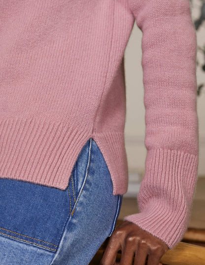 Anna Cashmere Sweater-Violet Purple