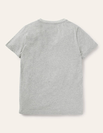 Animal Adventure T-shirt-Grey Marl Guinea Pigs