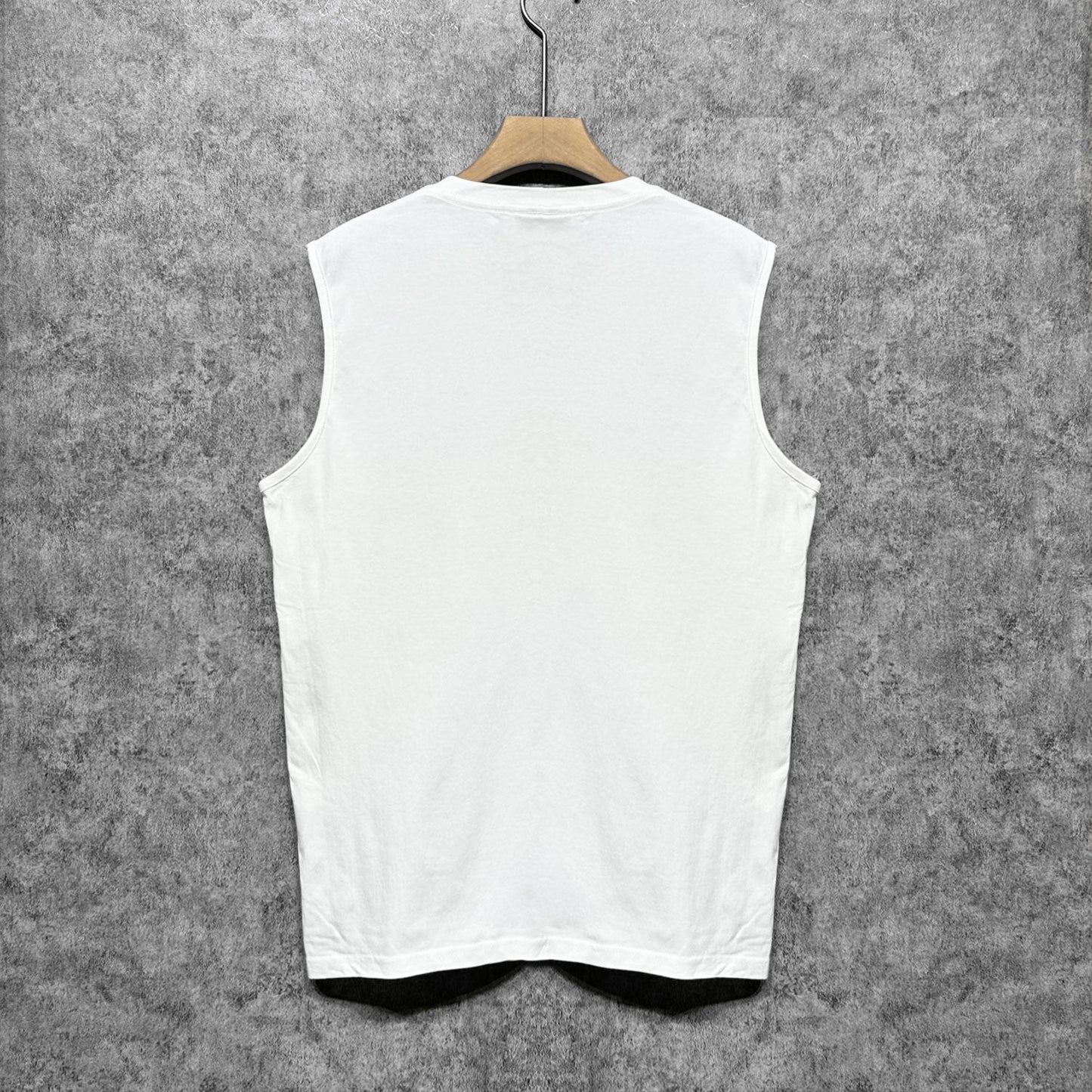 Amiri tank top all gray overlapping letterprinting