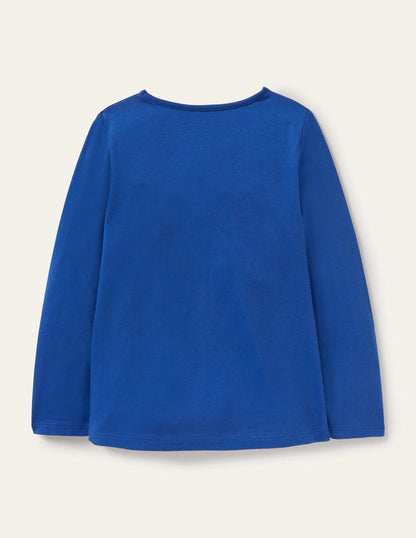 Animal Appliqué T-shirt-Bluebell Blue Carnival Slide