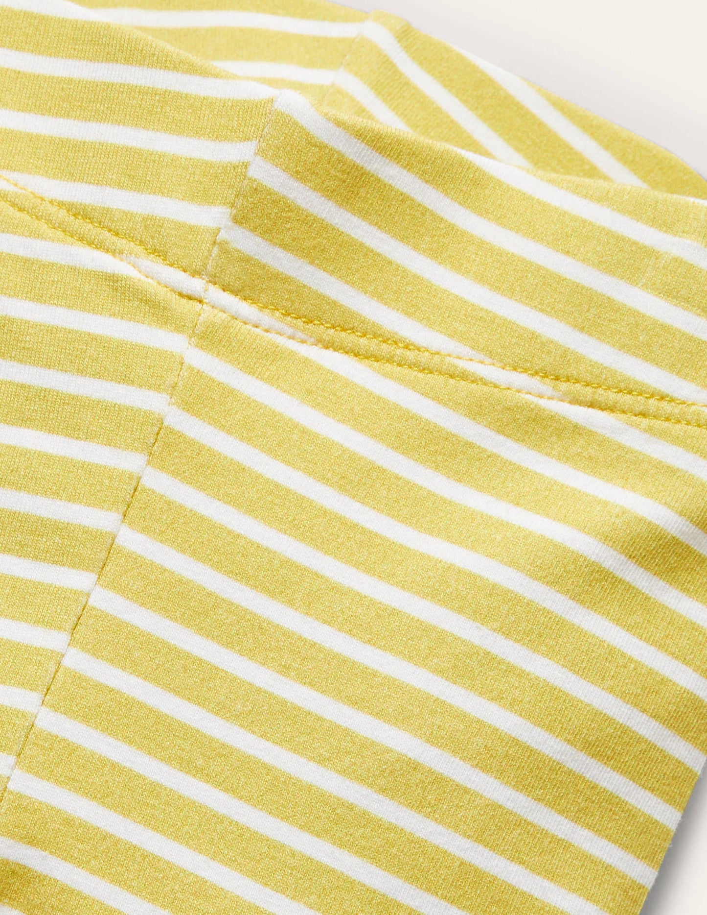 Baby Leggings-Sweetcorn/Ivory