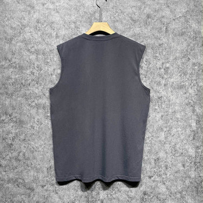 Amiri tank top with slanted art word printing
