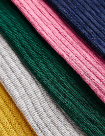 5-pack Knee High socks-Multi