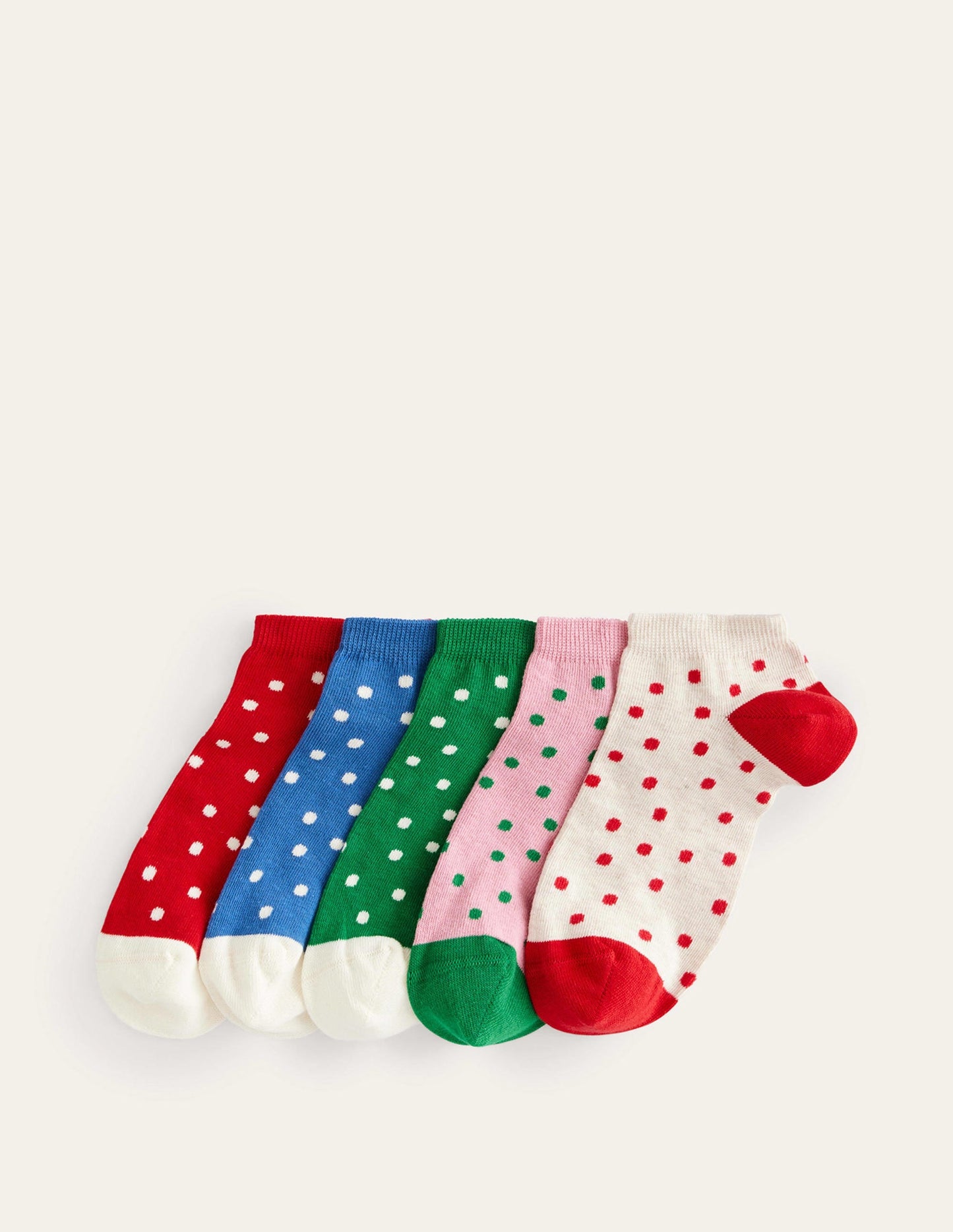 5 Pack Trainer Socks-Spot
